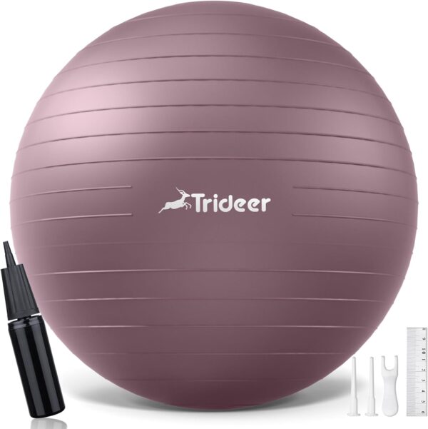 Trideer Yoga Ball - Exercise Ball for Workout pilates Stability