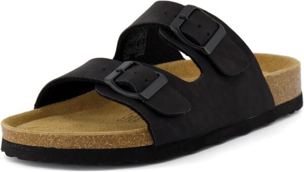 CUSHIONAIRE Lane Cork Footbed Sandals for Women