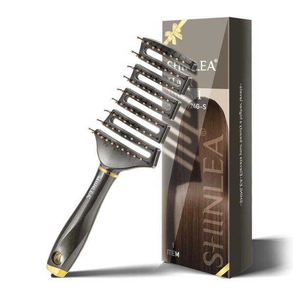 Curved Detangling Brush for Curly Hair