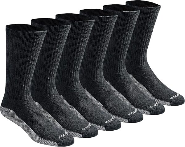 Dickies Men's Dri-Tech Original Moisture Control Crew Socks,