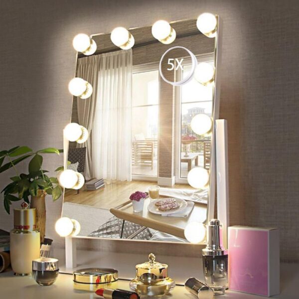 HIEEY Hollywood Vanity Mirror with 12 Dimmable Bulbs Lights,