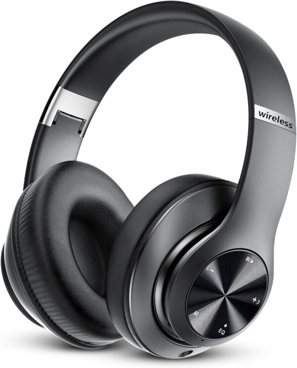 Bluetooth Headphones Over Ear, 60 Hours Playtime