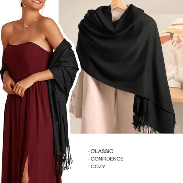 FURTALK Pashmina Shawls and Wraps for Evening Dress Women's
