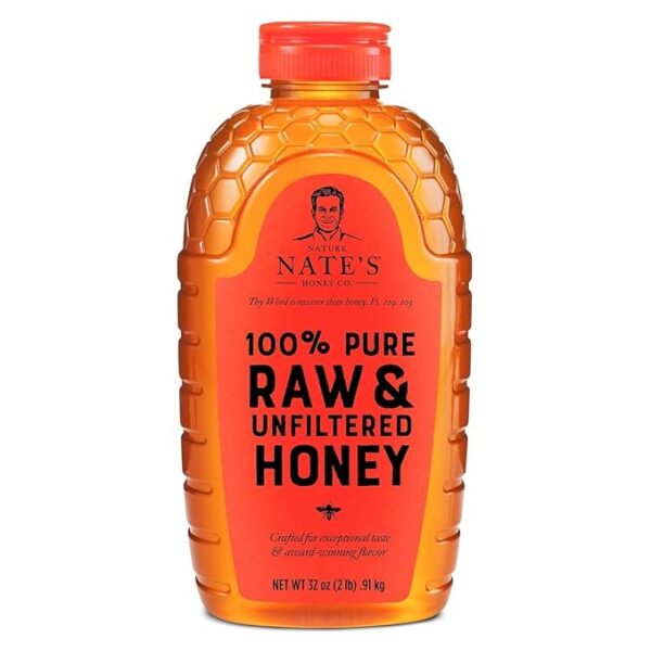 Nate's 100% Pure, Raw & Unfiltered Honey