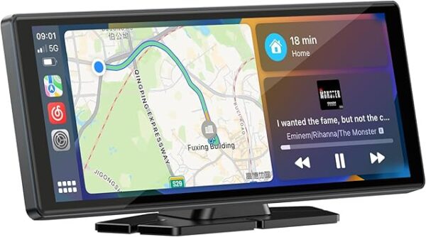 LAMTTO 9.26-inch Wireless CarPlay Screen for Car